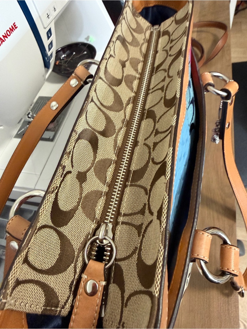 Vintage Coach patchwork NEW - Picture 6 of 12
